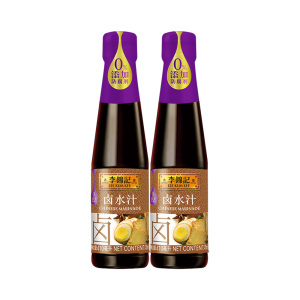 李锦记卤水汁410ml*2瓶 0添加防腐剂 卤肉卤菜卤豆腐卤汁调味酱油