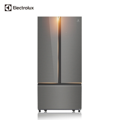 伊莱克斯(Electrolux)新格局对开门冰箱EHE4809GDS 480升大容量 TFS系统养鲜 一级变频 彩晶面板