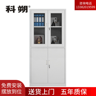 科朔 文件柜铁皮柜资料柜办公室柜子档案柜带锁 KS-G032