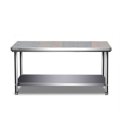 明焌佳宝 不锈钢双层置物架 双层工作台 1200*800*800