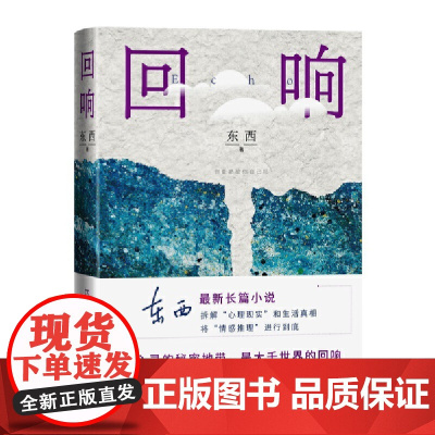 回响 东西著[第十一届茅盾文学奖获奖作品]长篇小说 冯小刚导演 宋佳王阳包贝尔主演悬疑作品原著小说 正版书籍