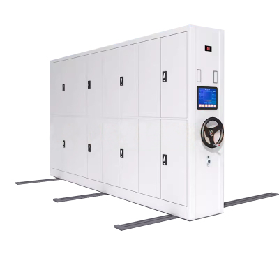 湘渭密集柜档案室密集架移动档案柜凭证资料柜手摇文件柜一列4组每立方(智能)