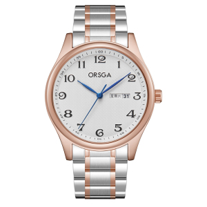ORSGA手表男简约男士手表双日历时尚休闲经典学生男表石英表腕表8818G