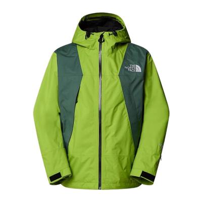 THE NORTH FACE25新款男士冲锋衣轻量透气防风保暖连帽插肩户外运动外套户外夹克