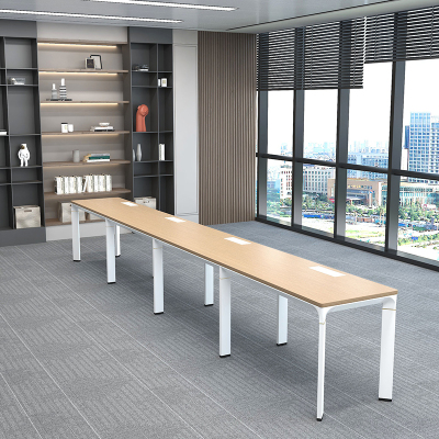 臻远ZY-SG12简约屏风工位卡座职员工作位职员桌直排四人位