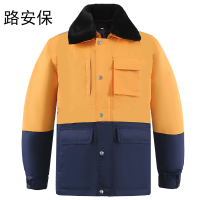 路安保皮短大衣羊剪绒皮毛一体内胆防寒防风件