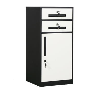 慧采云 钢制文件柜矮柜收纳整理柜资料柜铁皮柜档案柜办公抽屉柜带锁