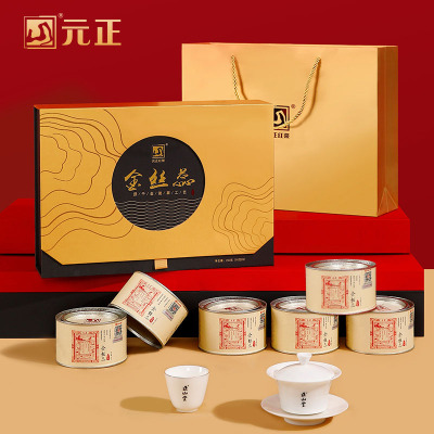 [元正]金丝蕊礼盒 红茶特级正宗武夷山小种红茶罐装武夷红茶茶叶 1盒 300g/盒