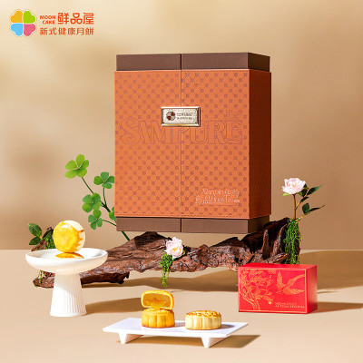 鲜品屋(sampure) 鲜品华韵 月饼礼盒 1.48kg盒