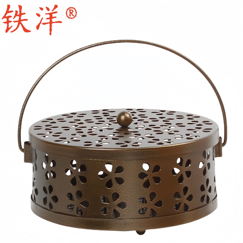 铁洋 蚊香盒 蚊香架 蚊香炉 多色手提带盖 个