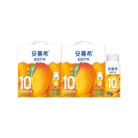 [8月生产]伊利安慕希芒果燕麦风味酸牛奶200g*10盒*2箱礼盒装