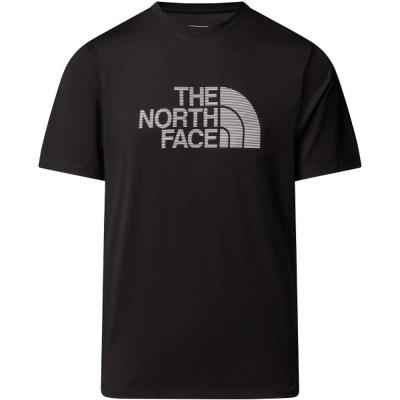 THE NORTH FACE/北面男士再生聚酯纤维速干T恤宽松版大logo简约短