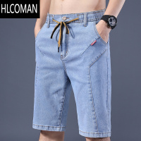 HLCOMAN牛仔短裤男五分裤子夏装宽松大码七分中裤休闲潮流夏季薄款多口袋
