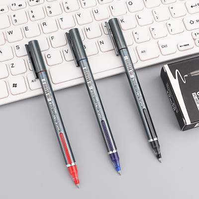 宝克(BAOKE)PC3838 0.7mm巨能量子弹头大容量会议中性笔 商务办公签字笔/学生用品水笔 12支/盒 1盒