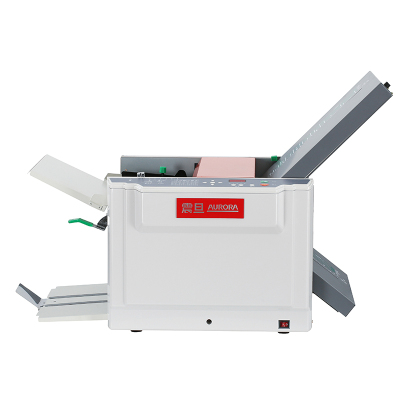 震旦AD-306折页机全自动最小进纸尺寸100X130mm最大进纸尺寸305X432mm适用铜版纸、双胶纸5档速度调