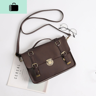 日系jk制服包包大英伦女邮差包3way基础款通勤学院手提斜挎双肩包NEW LAKE女斜挎包