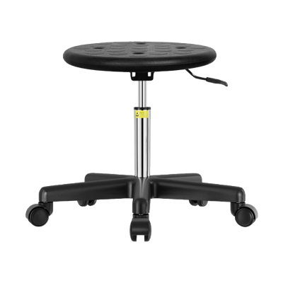 臻远ZY-7946 防静电椅子车间流水线升降椅子 41-54CM尼龙黑轮子