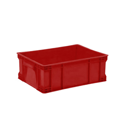 好企来 周转箱 BY-0076 红色520*340*130MM