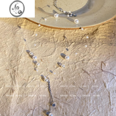 JiMi爱惨了~温柔风珍珠项链轻奢小众高级感气质颈链锁骨链女2023新款