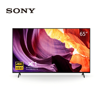 索尼(SONY)KD-65X80K 65英寸 4K HDR 安卓智能全面屏液晶电视黑色 2022年新品