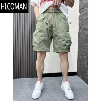 HLCOMAN夏季大口袋短裤男百搭宽松多口袋工装五分裤机能风户外速干沙滩裤