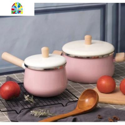 你和我的倾城时光林浅家厉致诚同款绿色奶锅 不粘炖锅 FENGHOU 绿色汤锅+奶锅套装