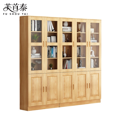 芙首泰书柜五门180*32*195cm个