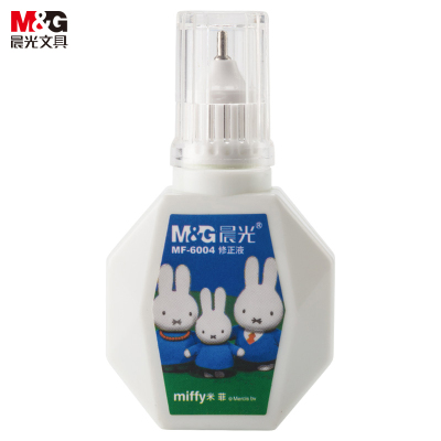 晨光 M&G 米菲系列修正液 MF6004 18ml 甲基环乙烷 12瓶/盒 1盒