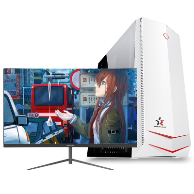  铭能 11代i5六核/16G DDR4内存/512G固态 台式机 台式电脑 DIY组装机 组装电脑 家用办公电脑主机 商务设计组装机电脑台式 学生学习网课直播游戏电脑+24英寸全套