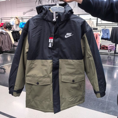 NIKE耐克连帽外套运动休闲保暖三合一儿童保暖夹克FD9281-222 Z