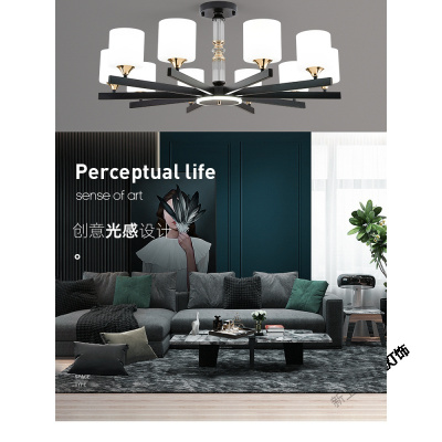 苏宁放心购 2020年新款客厅吊灯北欧轻奢大气家用灯具现代简约餐厅卧室网红灯