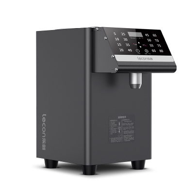 乐创(lecon)奶茶店全自动果糖定量机16格精准果糖机 16键-黑色