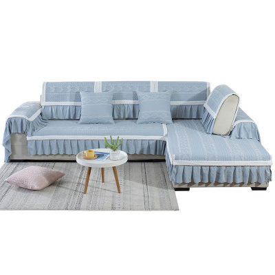 美帮汇沙发垫四季通用全盖简约现代色布艺防滑客厅坐垫子套罩全包