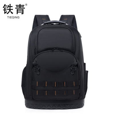 铁青工具包双肩工具背包E67 个 黑色