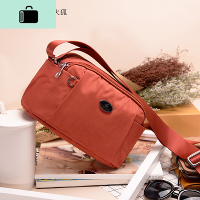 火狐斜挎包复古百搭小包包女2020新款牛津布女包帆布包尼龙单肩包NEW LAKE女士单肩包