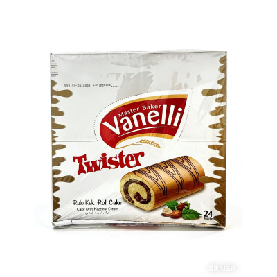 老亚Vanelli榛子瑞士卷蛋糕糕点