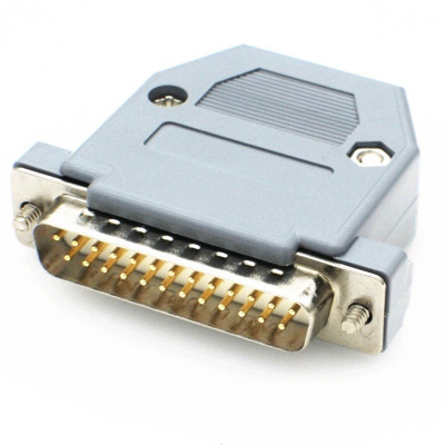 公头/母头镀金连接器 接口九针实心针不带外壳 一对 RS232