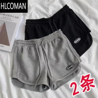 HLCOMAN夏季冰丝三分裤男生休闲运动跑步健身3分短裤潮牌大裤衩