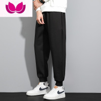 七斓款休闲运动裤男生束脚夏季初中学生青少年长裤子13岁男孩潮牌