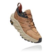 Hoka One One徒步鞋男防水防滑耐磨户外登山低帮戈尔特斯越野跑山靴棕色