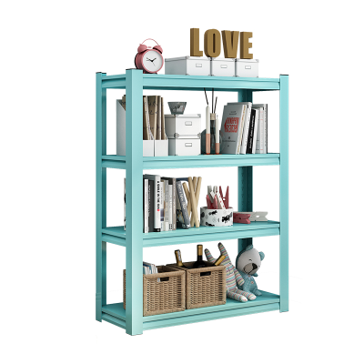 鑫环境 蓝色置物架多色可选落地置物架多层冰箱收纳架货架锅具微波炉烤箱储物架子厨房用品架