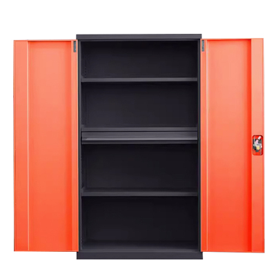 帅畅重型工具柜加厚物件工具储物柜工厂铁皮柜汽修厂零件收纳柜橘色四层一抽