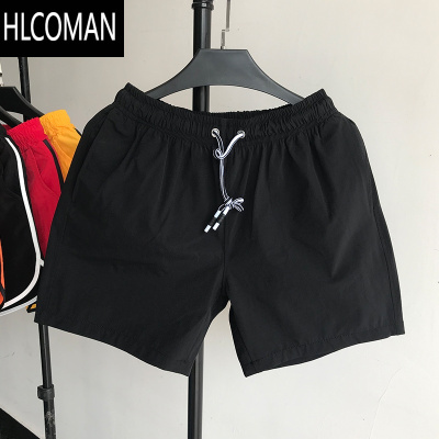 HLCOMAN短裤男 不过膝夏季裤子薄款男士跑步运动弹力宽松睡裤休闲大裤衩