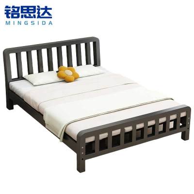 铭思达铁艺床1米含床垫套