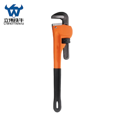 立伟铁牛橘色重型管子钳14寸/把