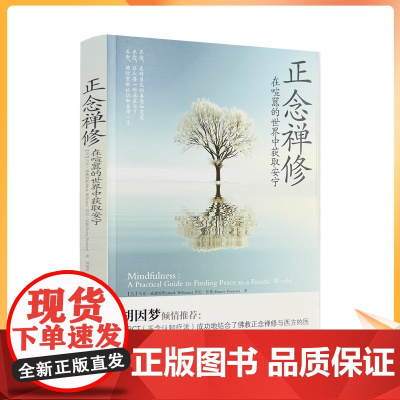 正版 正念禅修:在喧嚣的中界世获安宁取马克·威廉姆斯、丹尼·彭曼 九州出版社