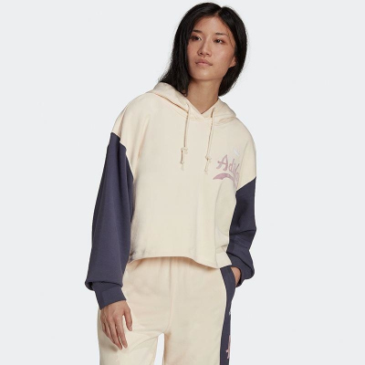 adidas/阿迪达斯三叶草连帽卫衣运动休闲女装套头衫HD9782 D