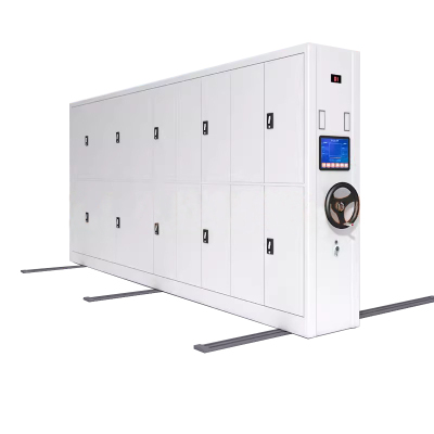 铭威盾密集柜档案室电动智能密集架移动档案柜凭证资料柜手摇文件柜一列5组每立方(智能)