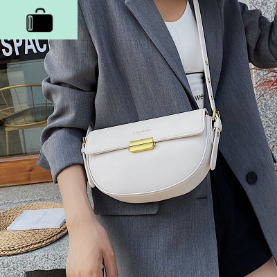百搭ins女士小包包2020夏季流行新款潮时尚单肩斜挎包网红马鞍包NEW LAKE女士单肩包