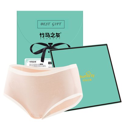 竹马之友恋夏竹纤维无痕女士内裤L码4条/盒